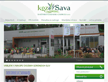 Tablet Screenshot of kgz-sava.si